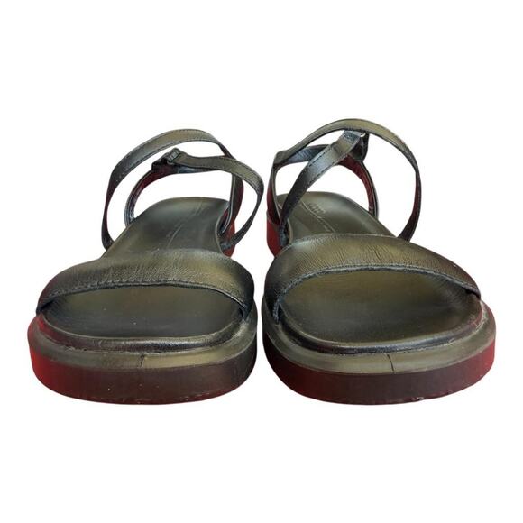 Ecco Flowt Lux Black Leather Sandal Women size 37 US 6-6.5 - Picture 4 of 5